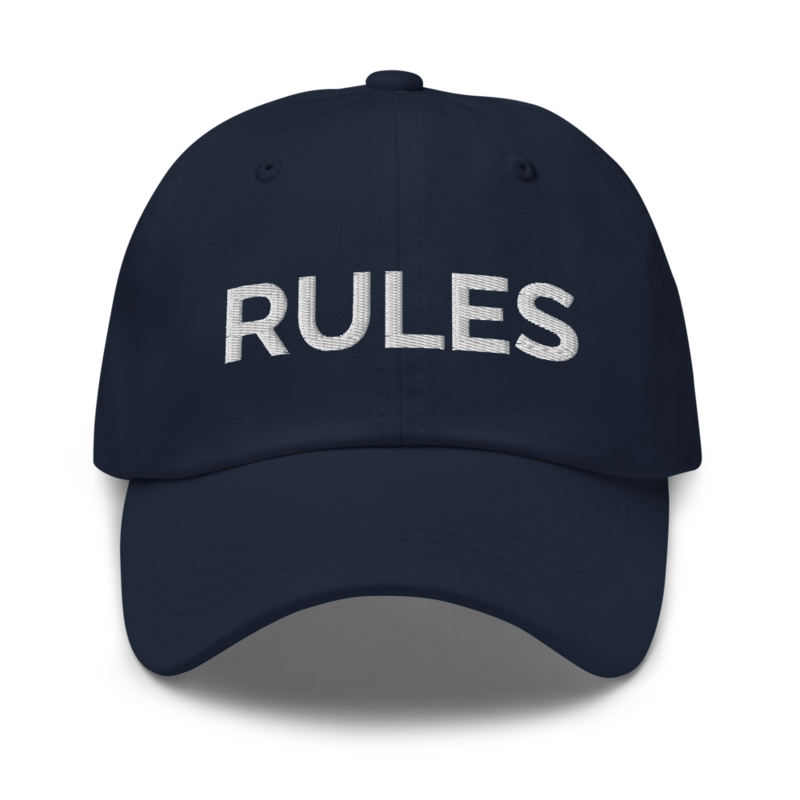 Rules Hat - Navy