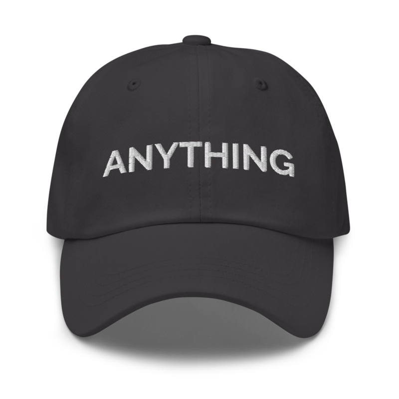 Anything Hat - Dark Grey