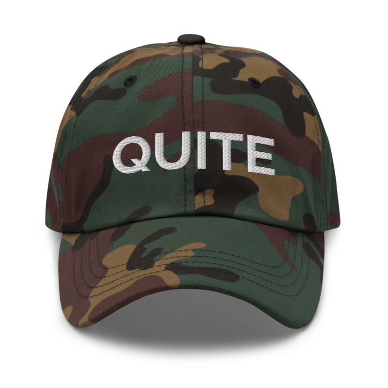 Quite Hat - Green Camo