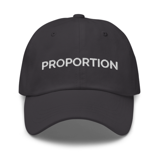 Proportion Hat - Dark Grey