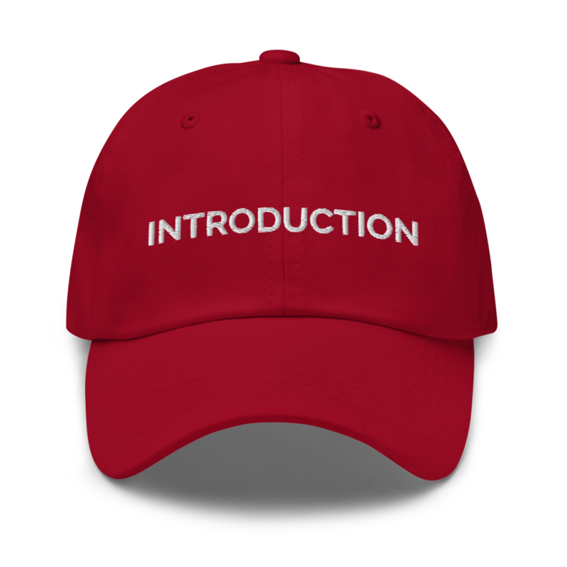 Introduction Hat - Cranberry