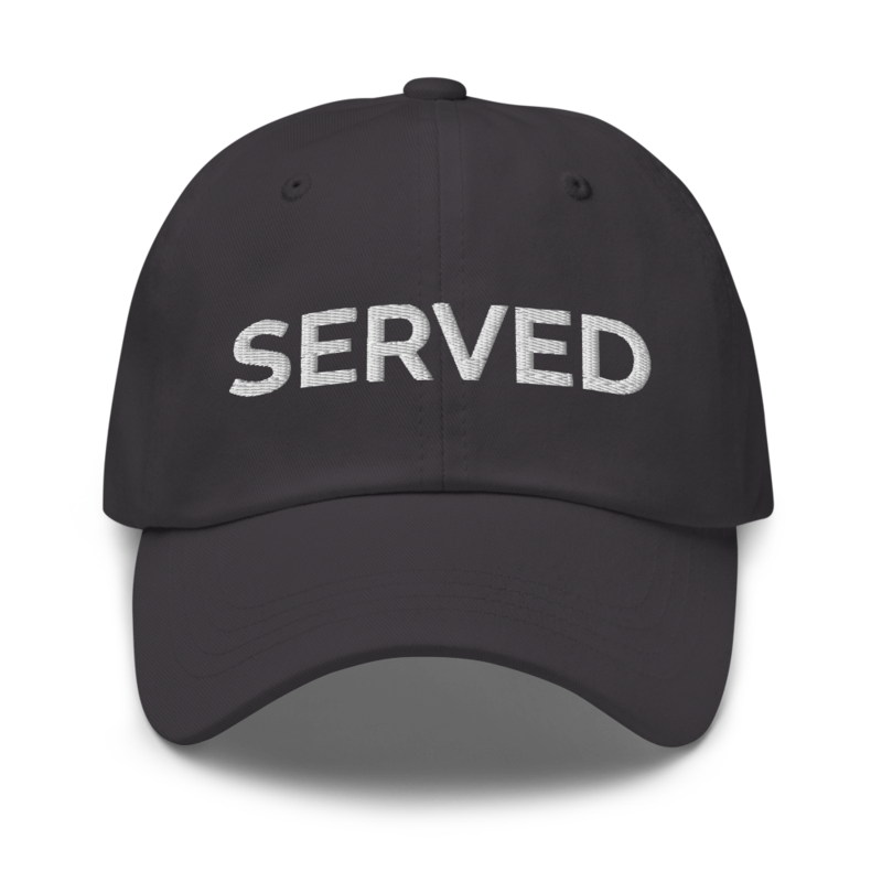 Served Hat - Dark Grey