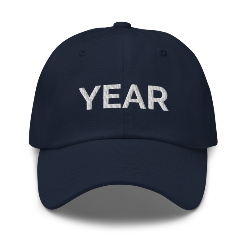 Year Hat - Navy