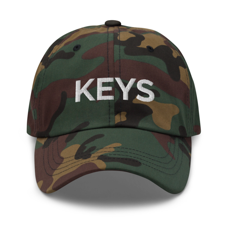 Keys Hat - Green Camo