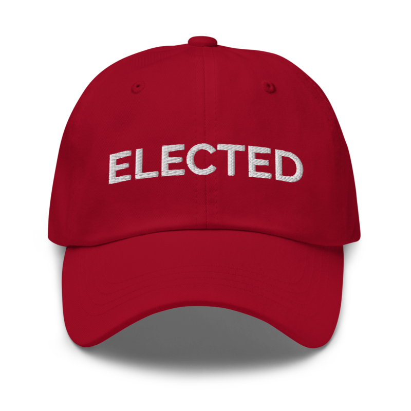 Elected Hat - Cranberry
