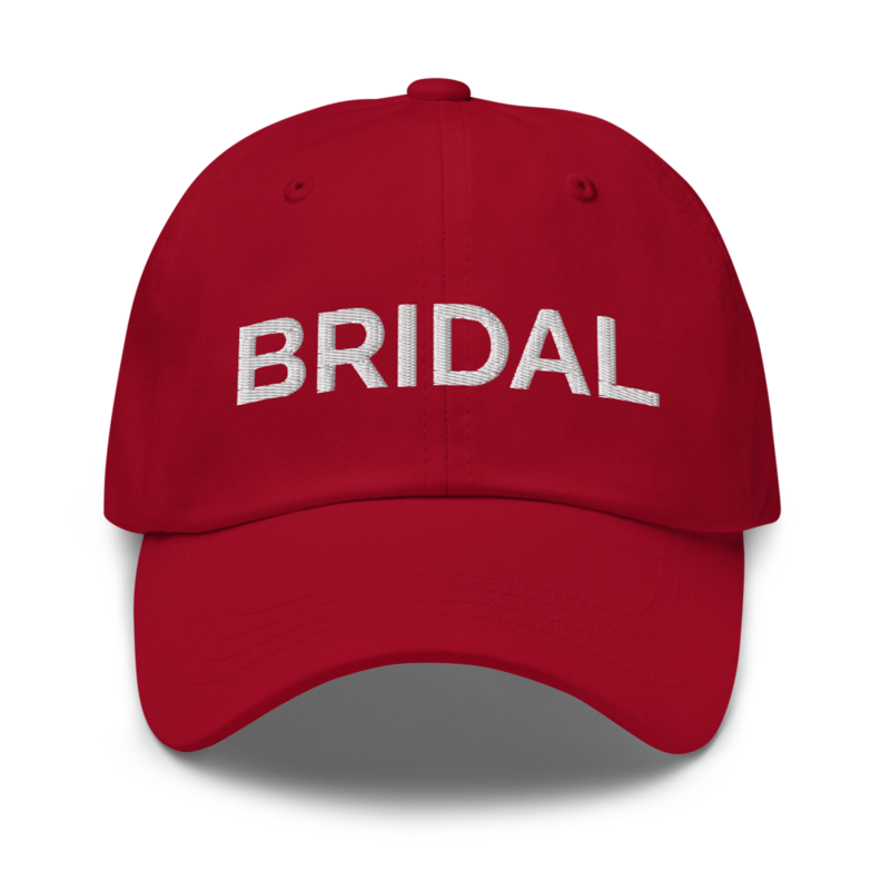 Bridal Hat - Cranberry