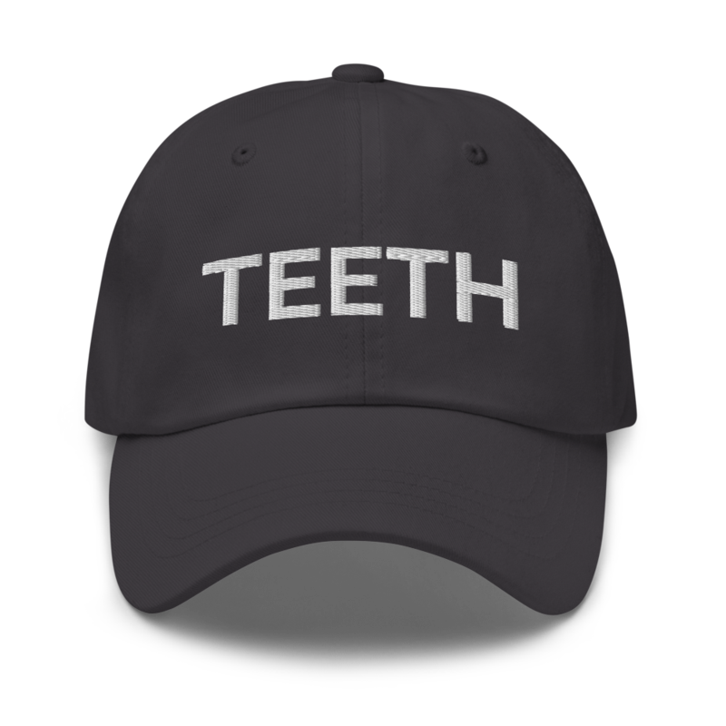 Teeth Hat - Dark Grey