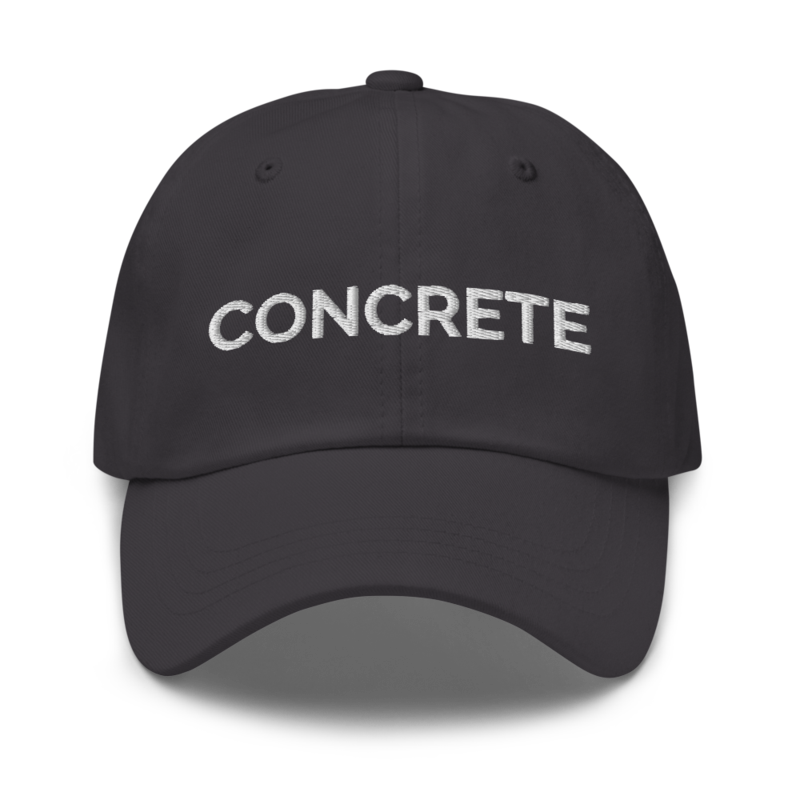 Concrete Hat - Dark Grey
