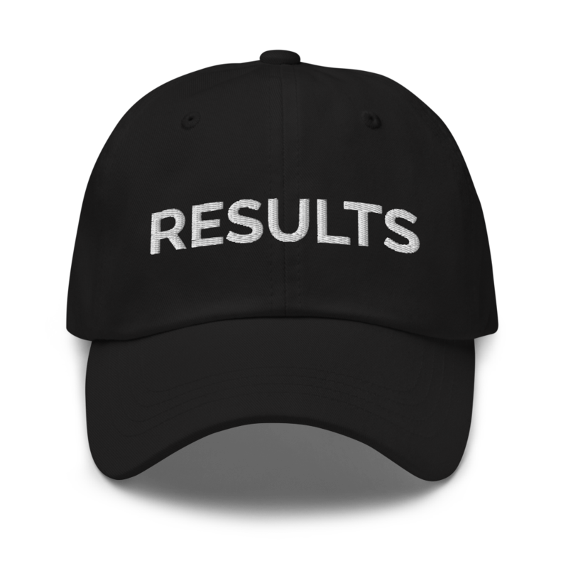 Results Hat - Black