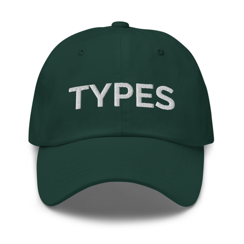 Types Hat - Spruce