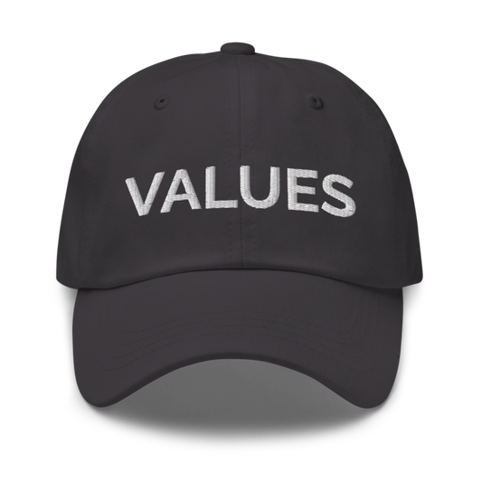 Values Hat - Dark Grey