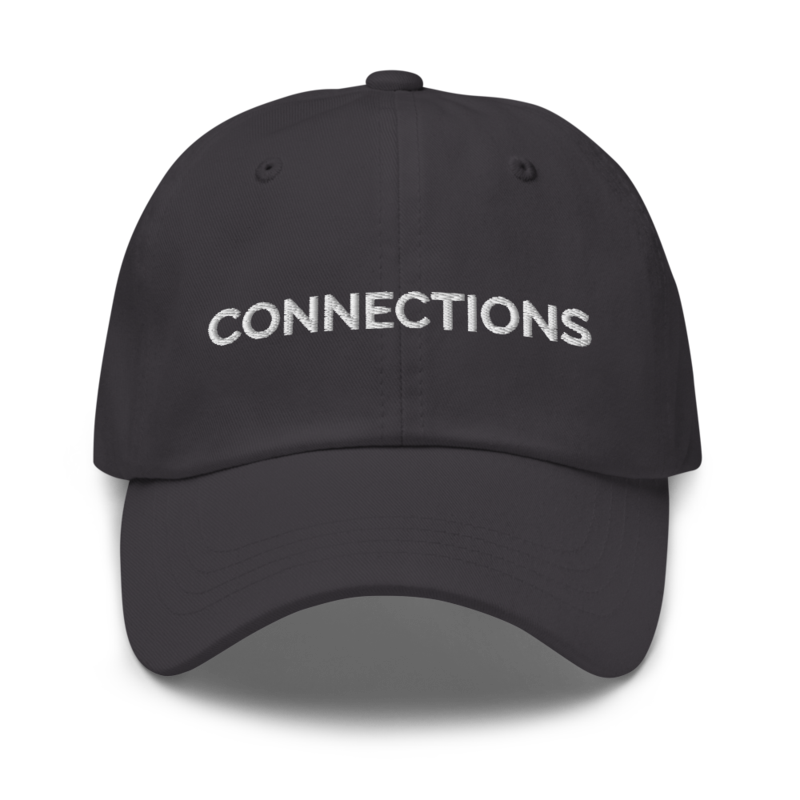 Connections Hat - Dark Grey