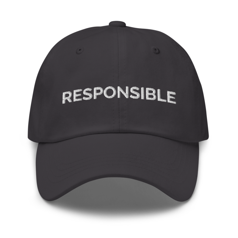 Responsible Hat - Dark Grey