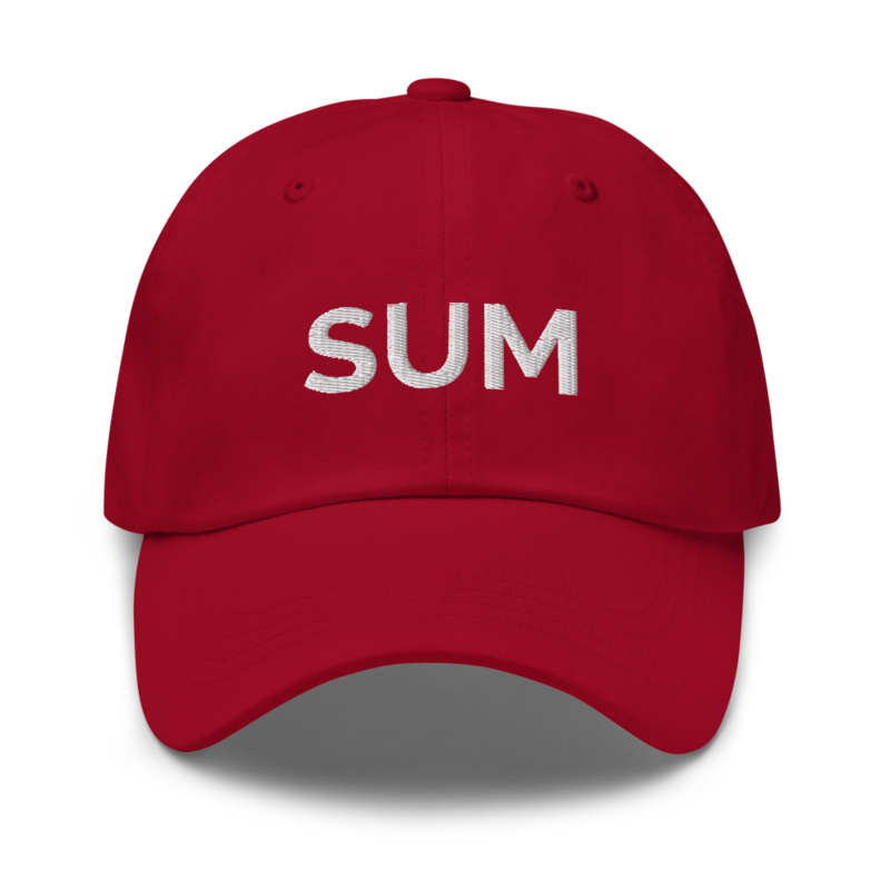 Sum Hat - Cranberry