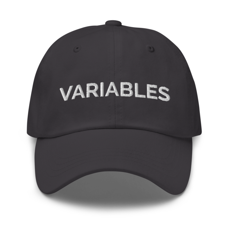 Variables Hat - Dark Grey
