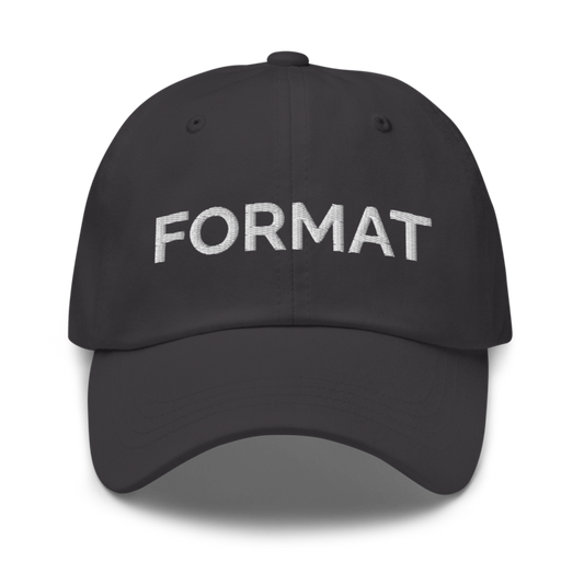 Format Hat - Dark Grey