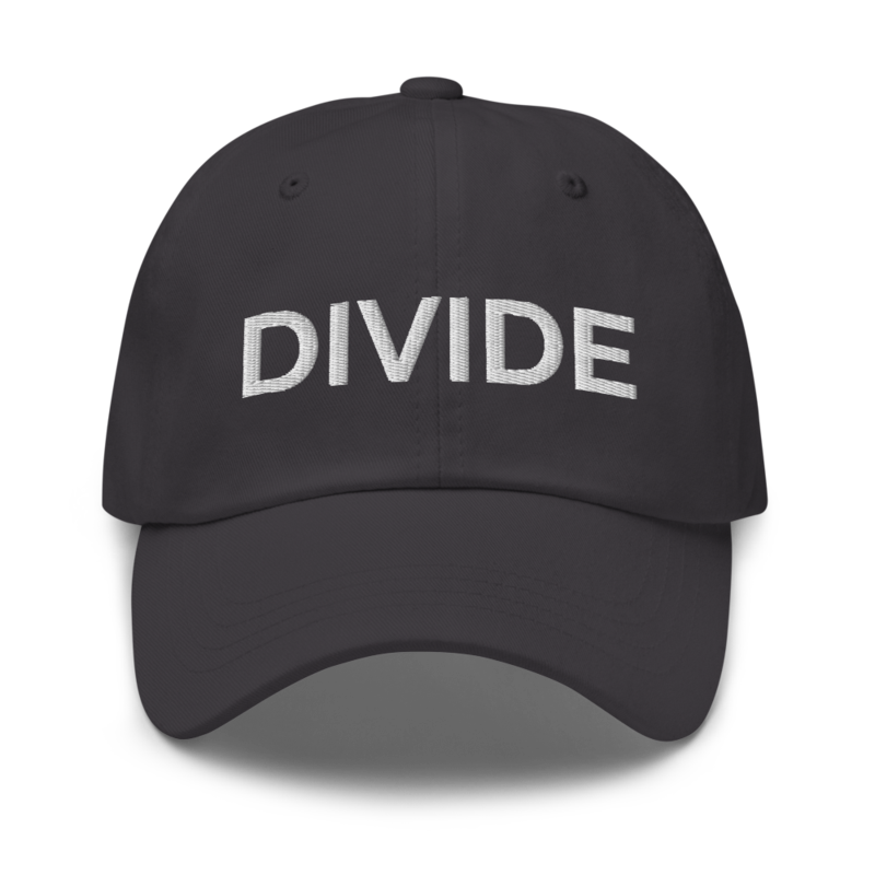 Divide Hat - Dark Grey