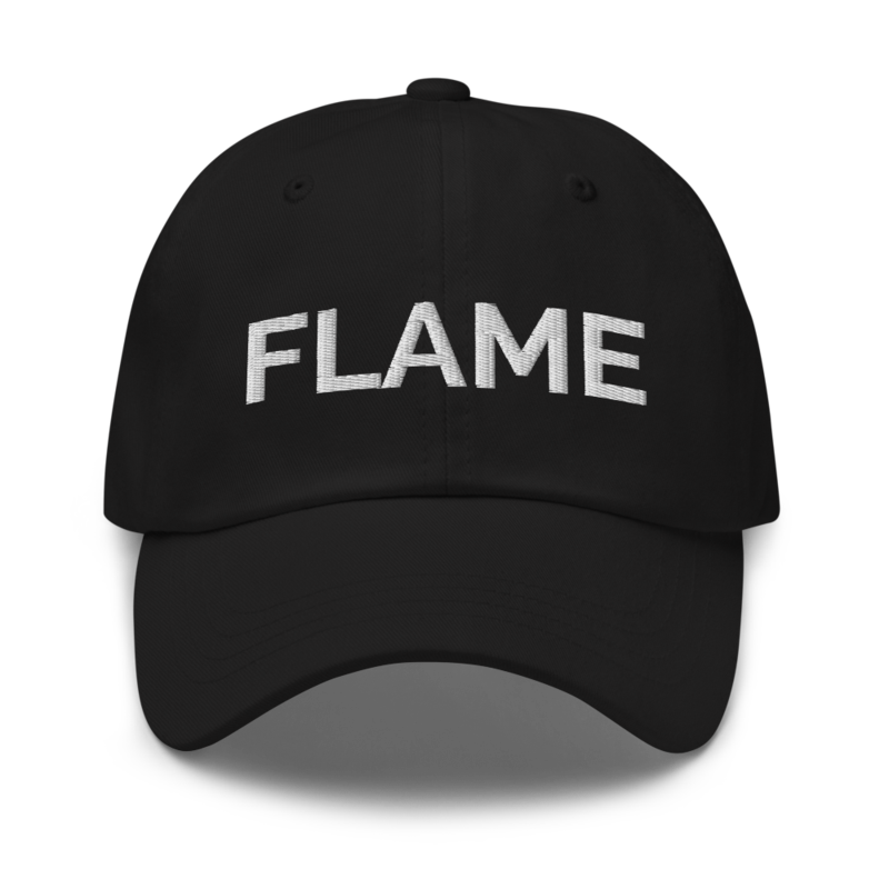 Flame Hat - Black