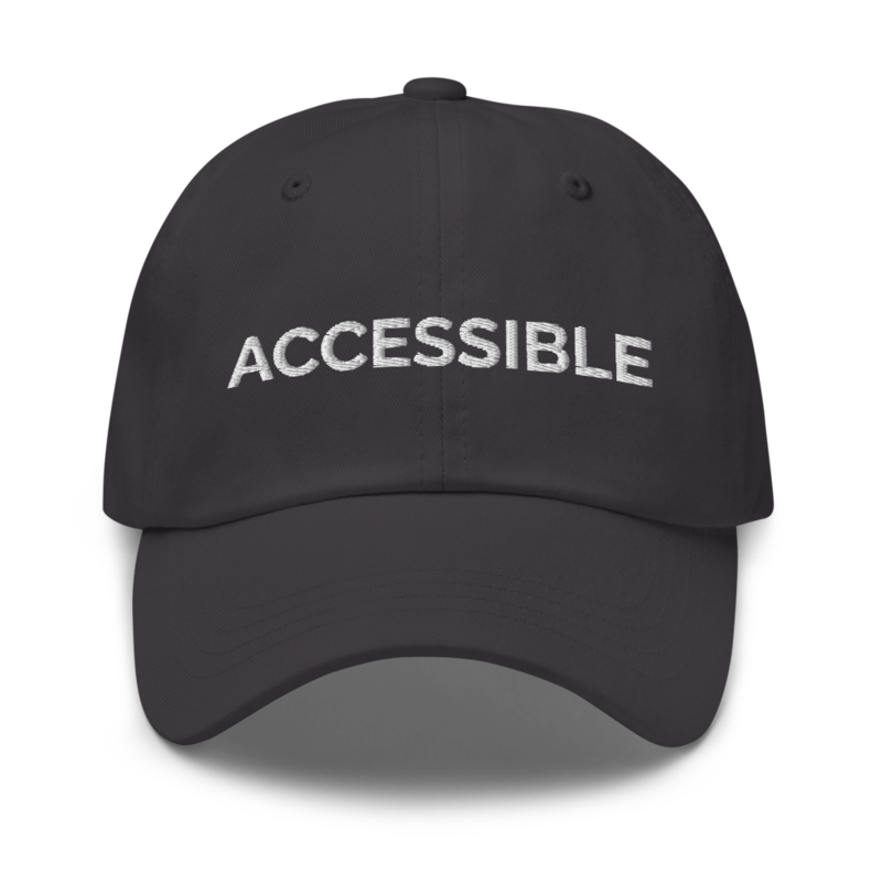 Accessible Hat - Dark Grey