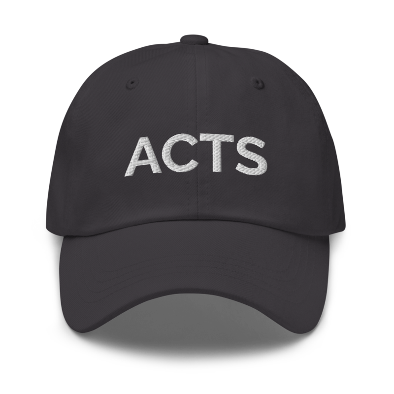 Acts Hat - Dark Grey