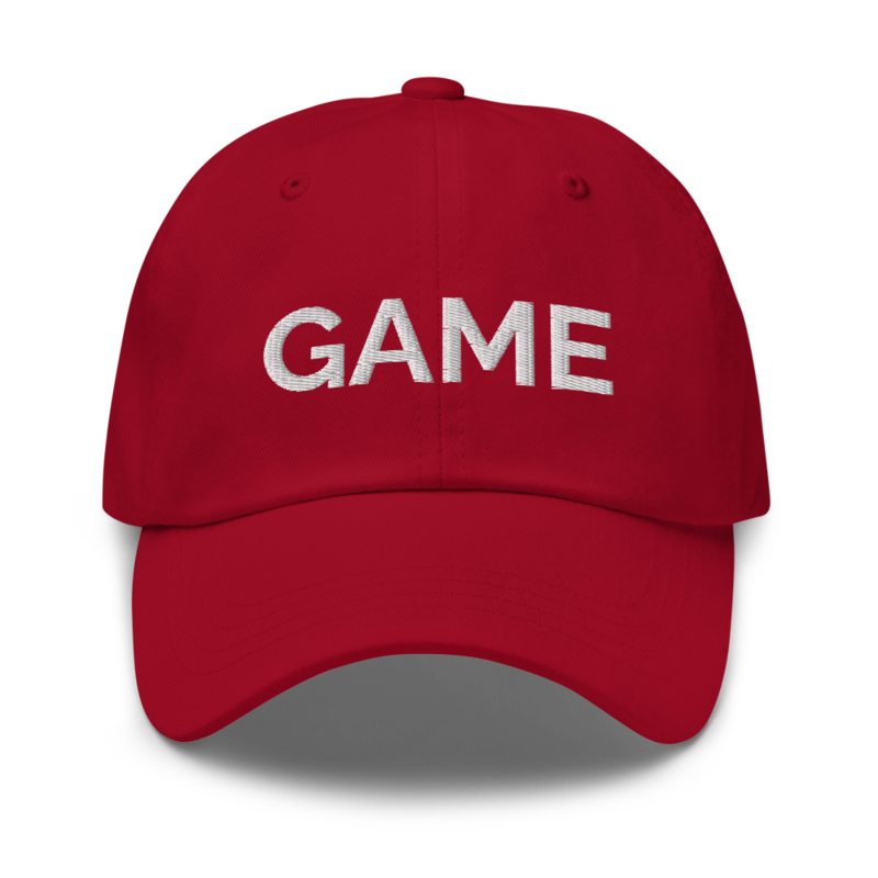 Game Hat - Cranberry