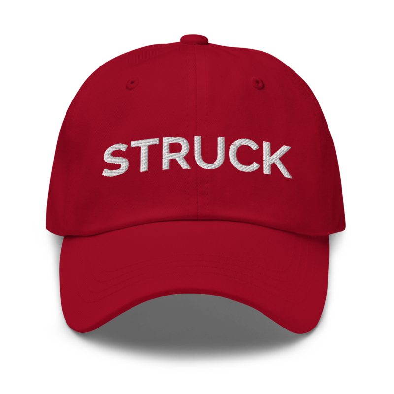 Struck Hat - Cranberry