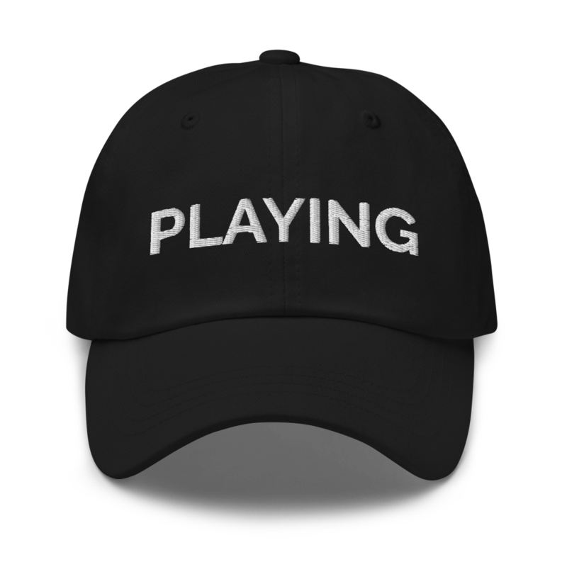 Playing Hat - Black