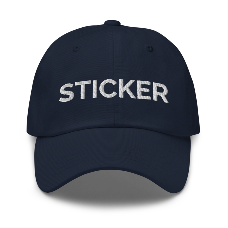 Sticker Hat - Navy