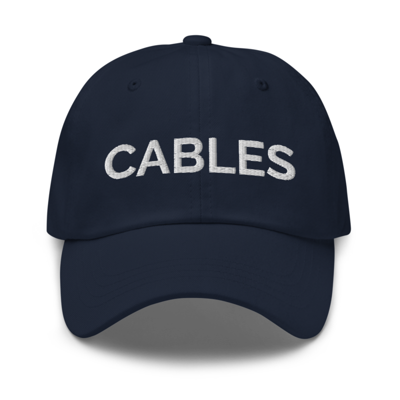 Cables Hat - Navy