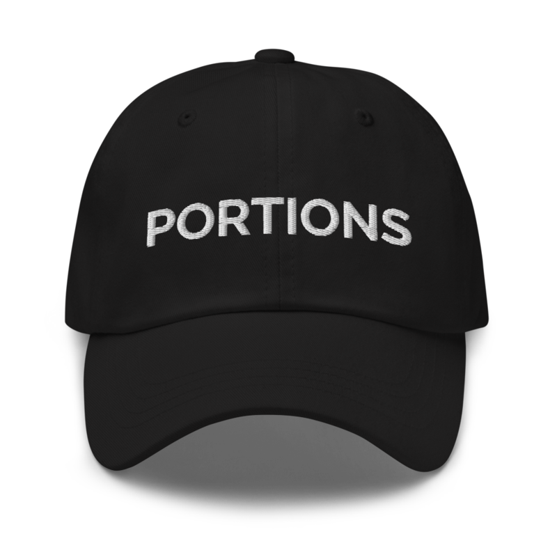 Portions Hat - Black