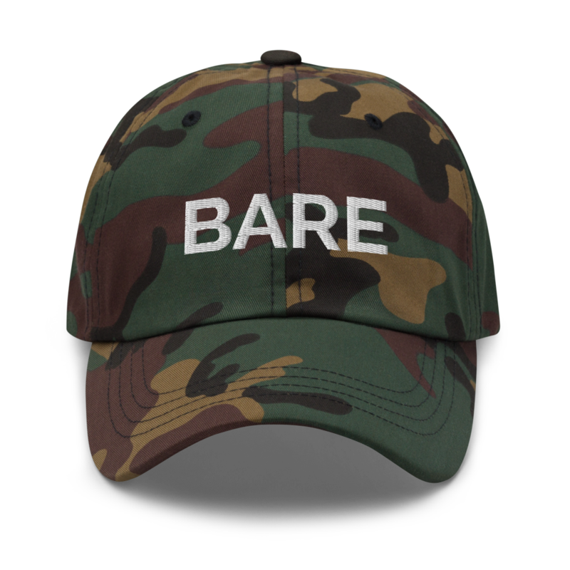 Bare Hat - Green Camo
