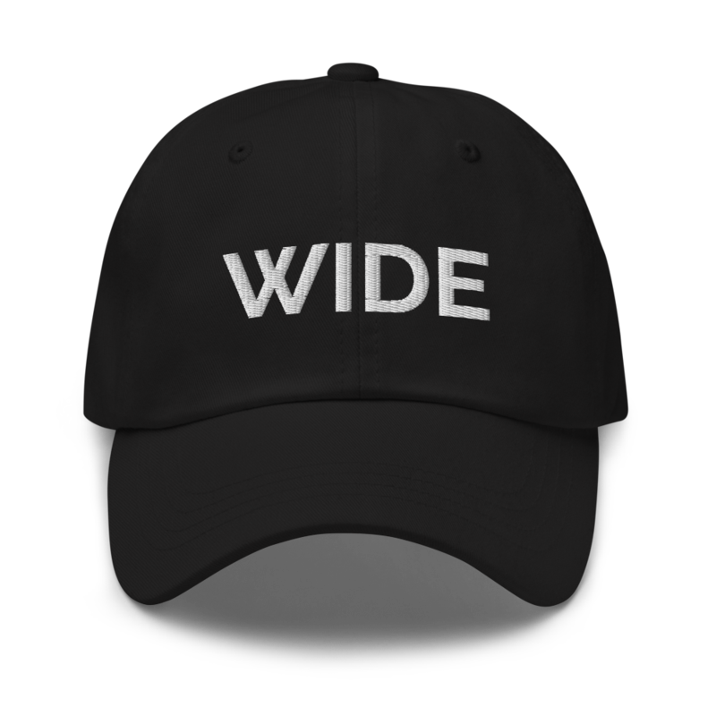 Wide Hat - Black