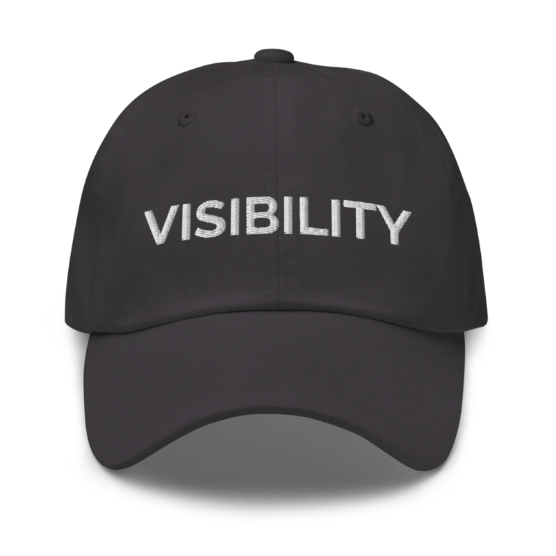 Visibility Hat - Dark Grey
