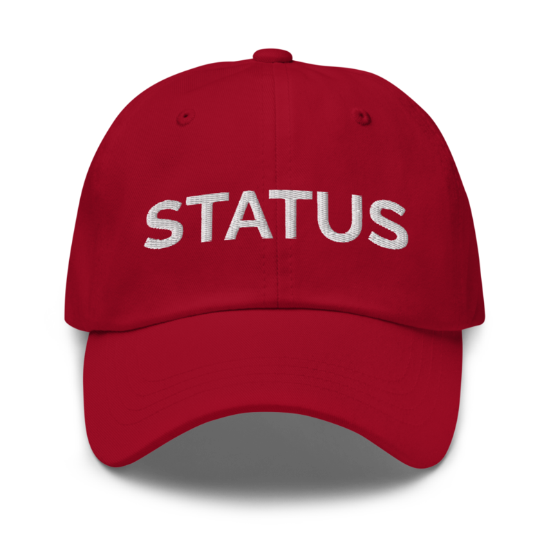 Status Hat - Cranberry