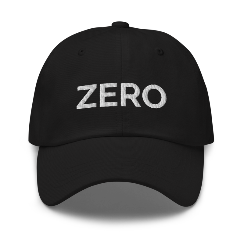Zero Hat - Black