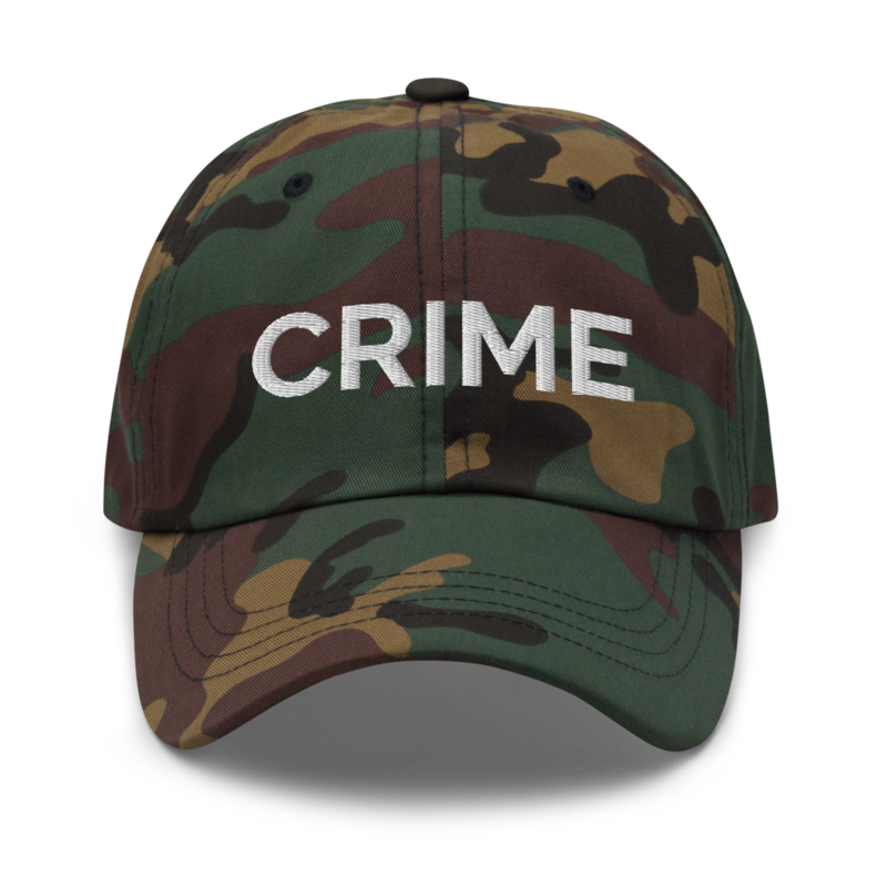 Crime Hat - Green Camo
