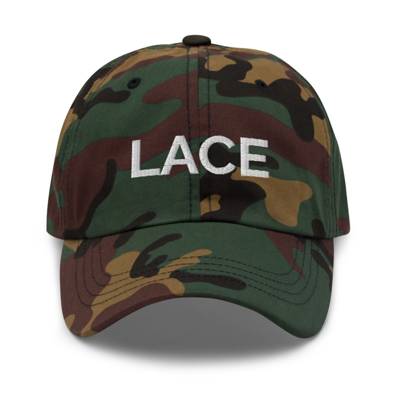 Lace Hat - Green Camo
