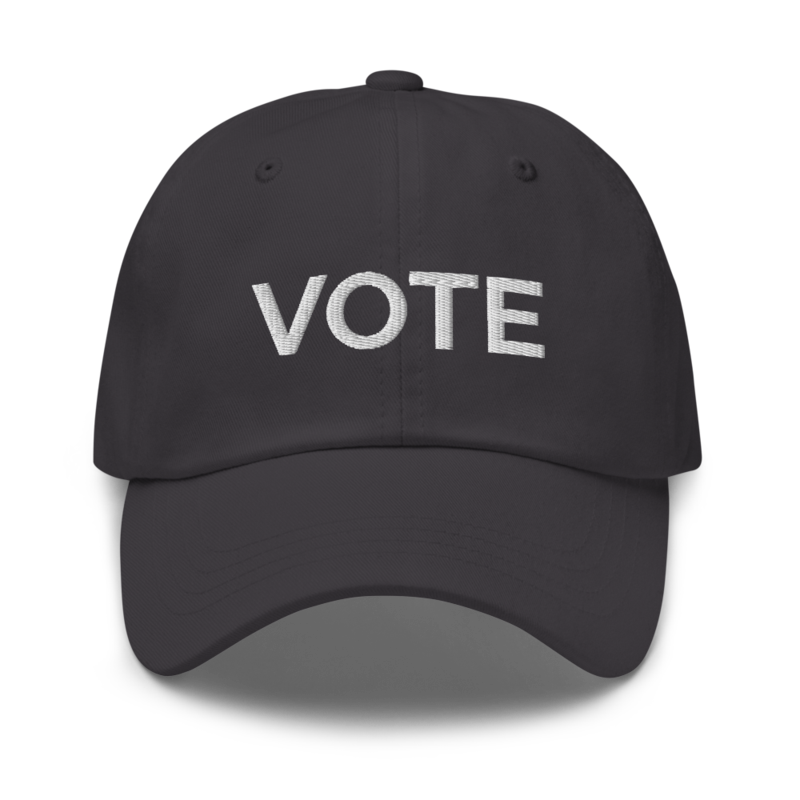 Vote Hat - Dark Grey