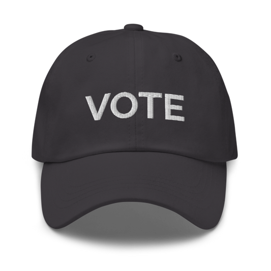 Vote Hat - Dark Grey