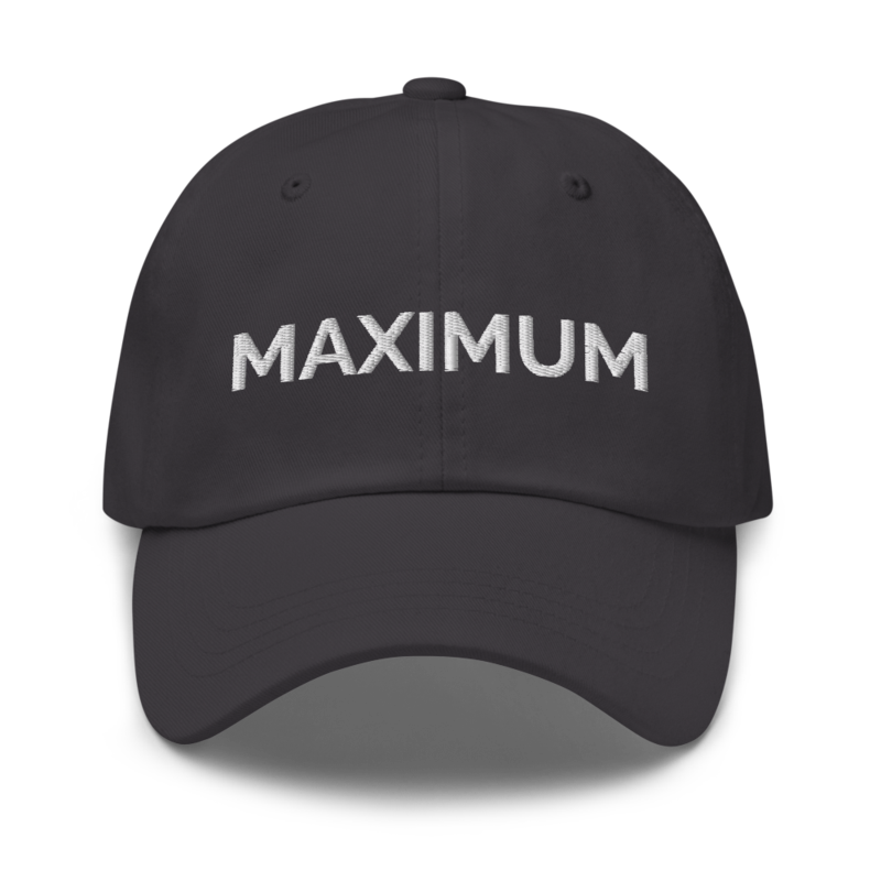 Maximum Hat - Dark Grey