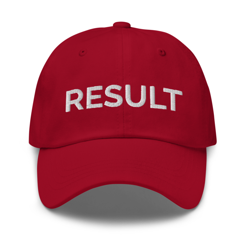 Result Hat - Cranberry