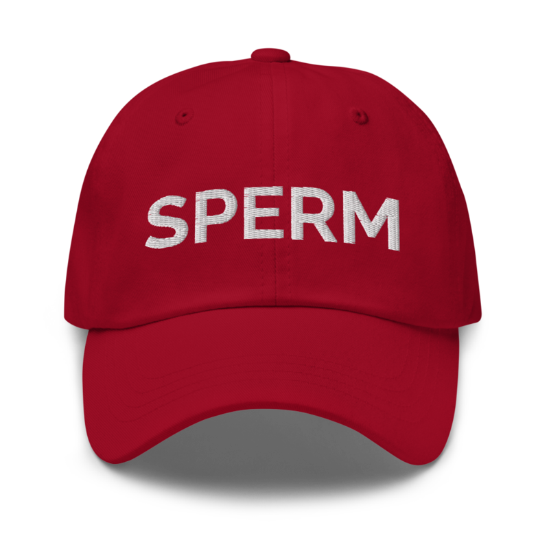 Sperm Hat - Cranberry