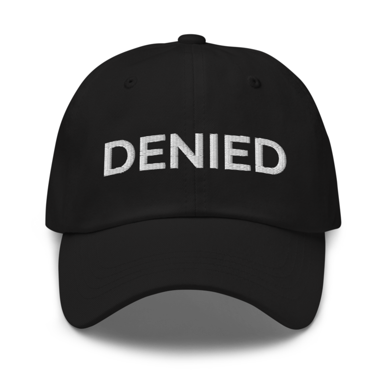 Denied Hat - Black