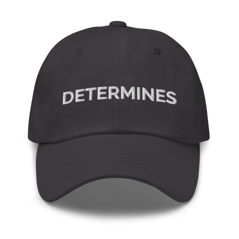 Determines Hat - Dark Grey