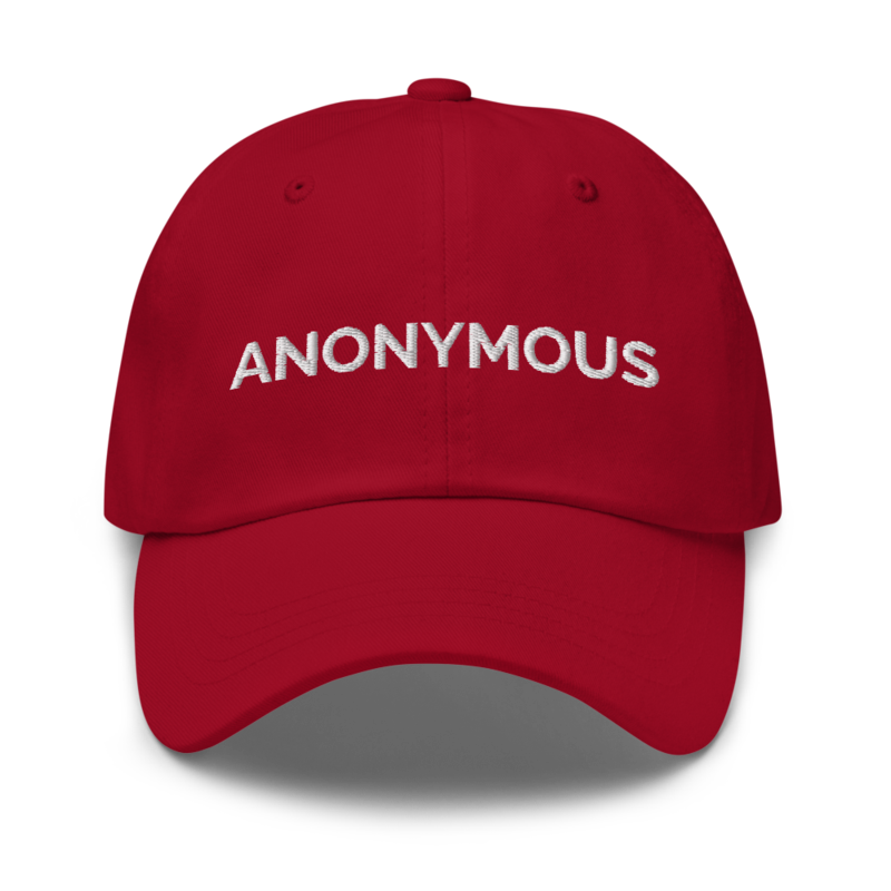Anonymous Hat - Cranberry