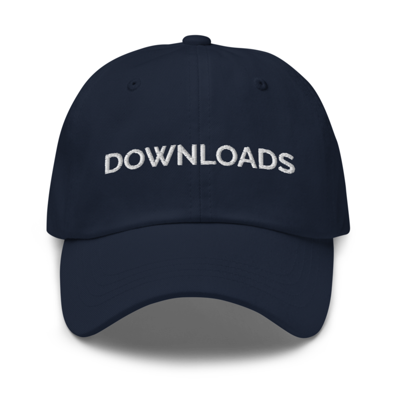 Downloads Hat - Navy