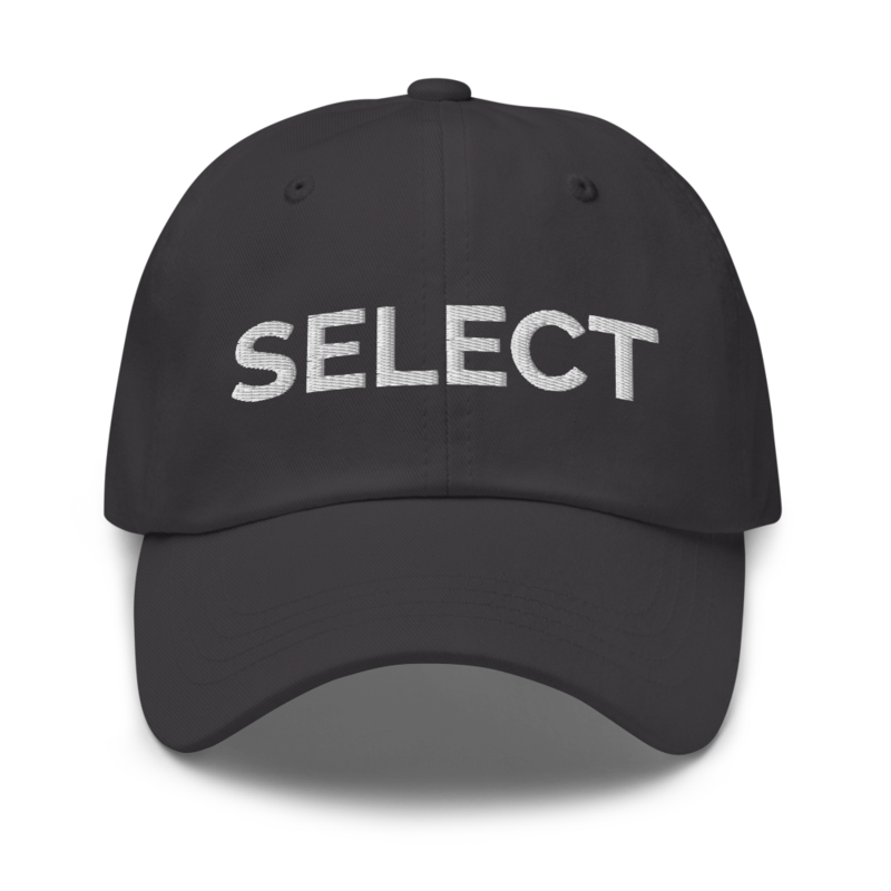 Select Hat - Dark Grey