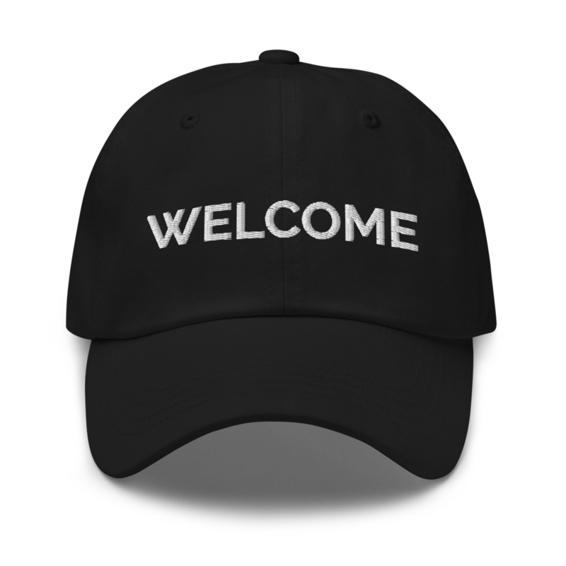 Welcome Hat - Black