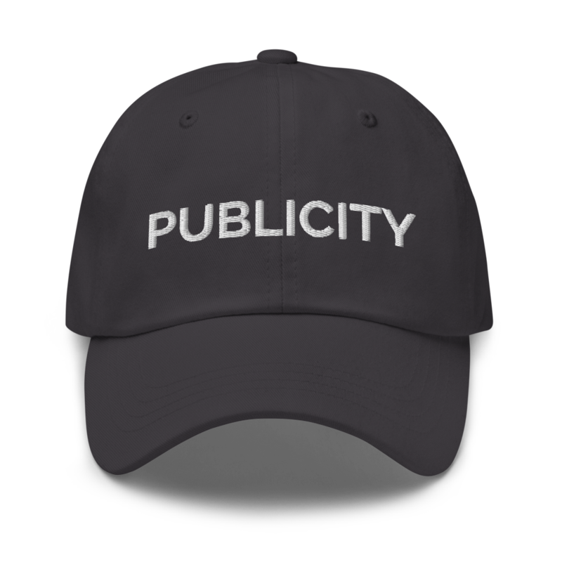 Publicity Hat - Dark Grey