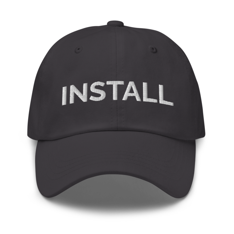 Install Hat - Dark Grey